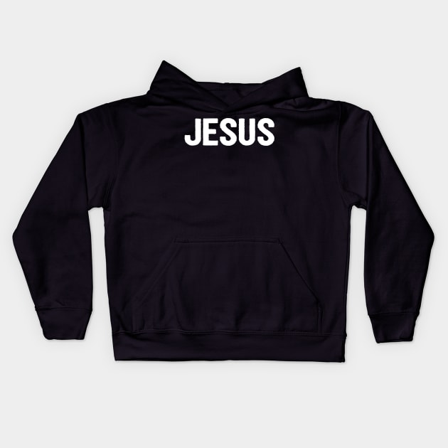 Jesus  Name Religious Christian Kids Hoodie by Happy - Design